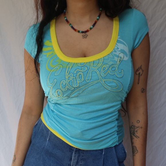 Ecko Unlimited Tops - Y2K Ecko Graphic Baby T